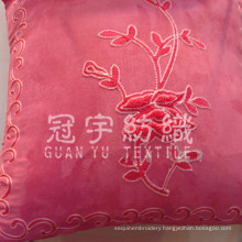 Suede Embroidery for Home Decorative Cushion Cover Fabric